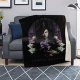 Dark Lady Soul Reaper Premium Microfleece Blanket