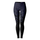 Bats in the Dark Night Fashion Leggings
