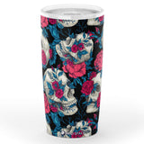 Floral Skull Tumbler