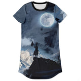 Blue Solitude T-Shirt Dress