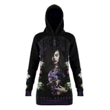 Dark Lady Soul Reaper Longline Fashion Hoodie