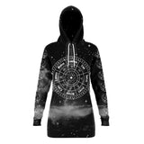 Pagan Calendar Longline Fashion Hoodie