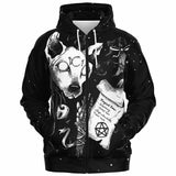 Magical Brew Recipe Zip-Up Fashion Hoodie
