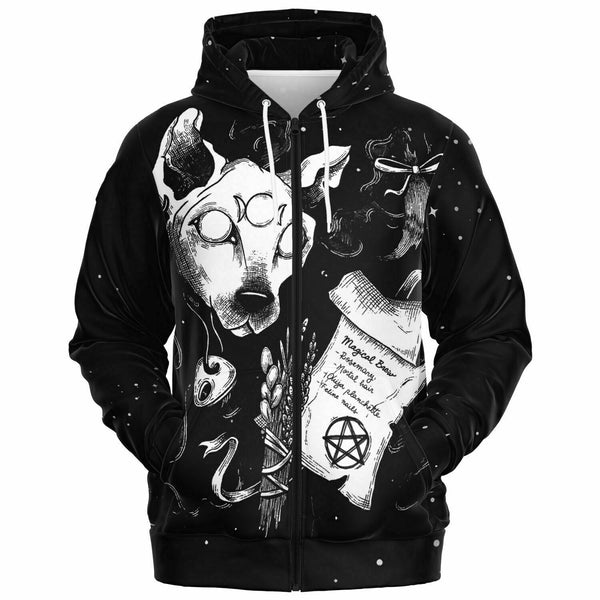 Magical Brew Recipe Zip-Up Fashion Hoodie – Kali Space