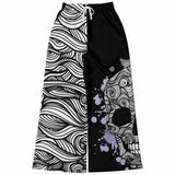 Swirly Skull Head Flare Joggers
