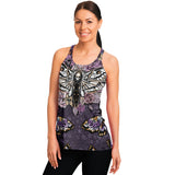 Goth Moth Flowy Racerback Tank Top