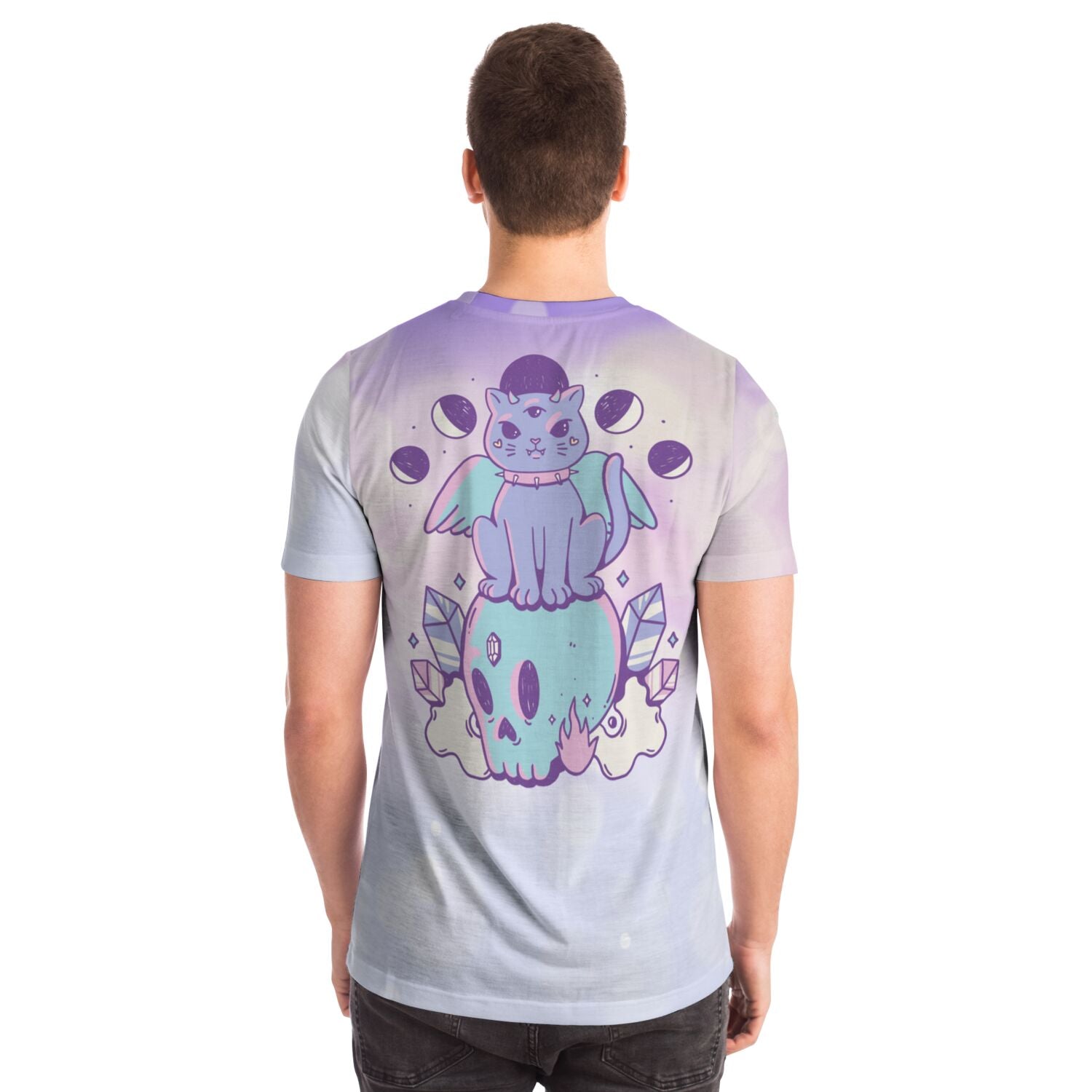 Pastel Goth Magical Cat T-shirt