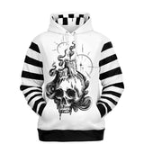 Skull Art Candle Light Hoodie