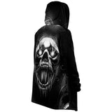 Dark and Light Skull Microfleece Cloak