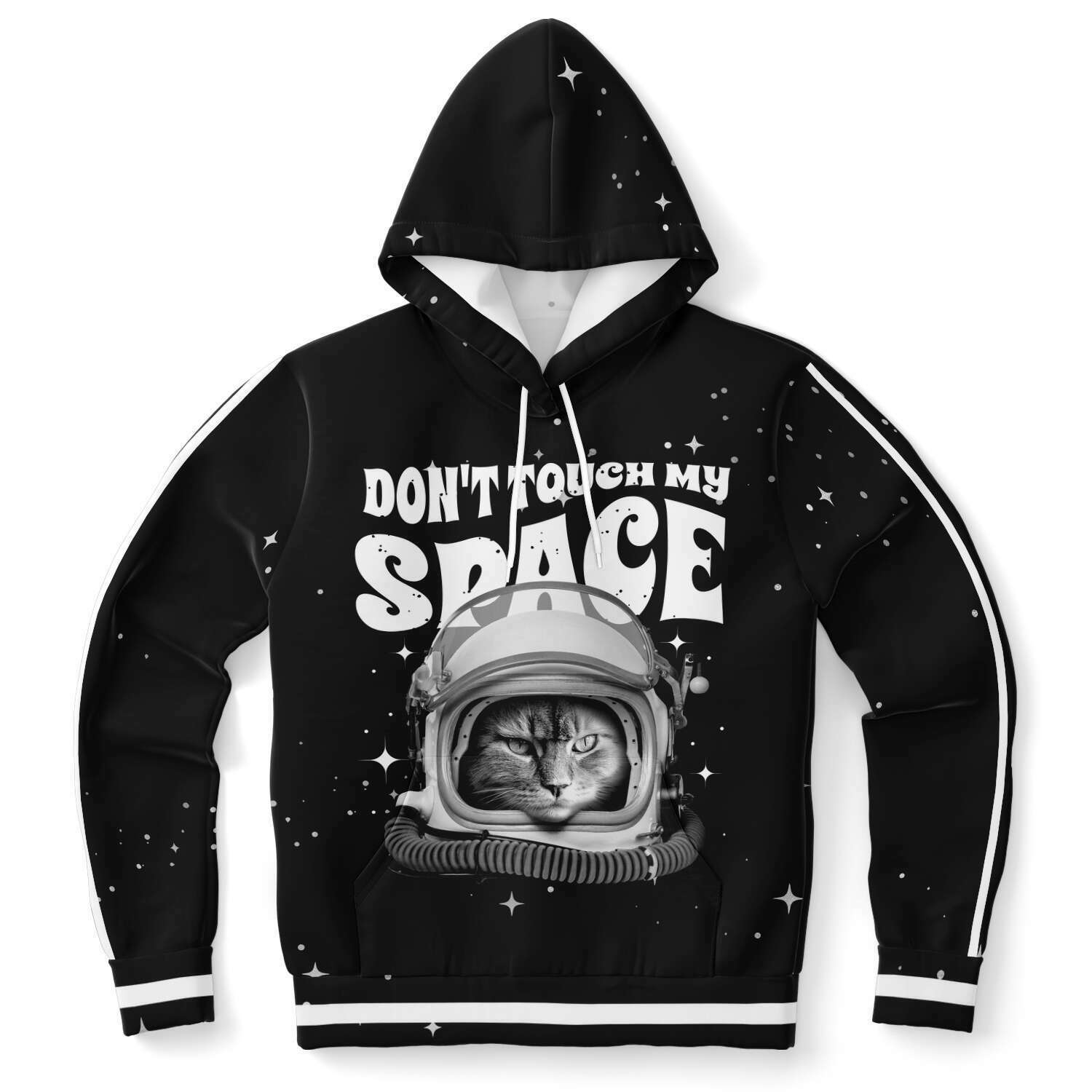Cat Astronaut Don't Touch My Space Fashion Hoodie