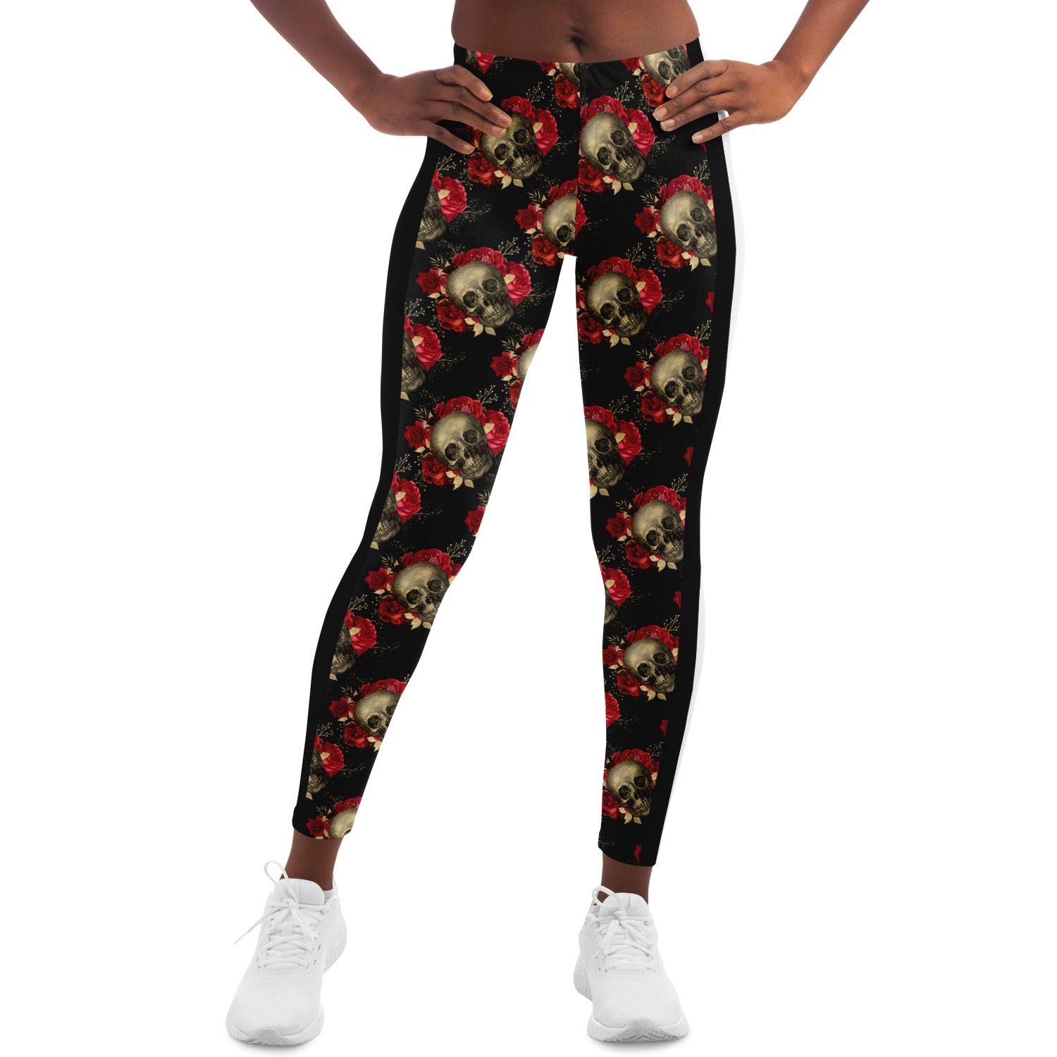 Red and Gold Grave Leggings