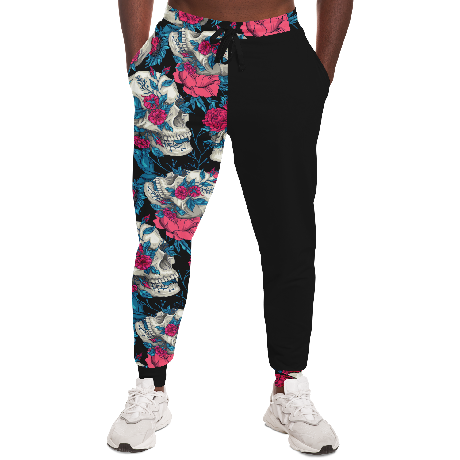 Floral Skull Fashion Joggers