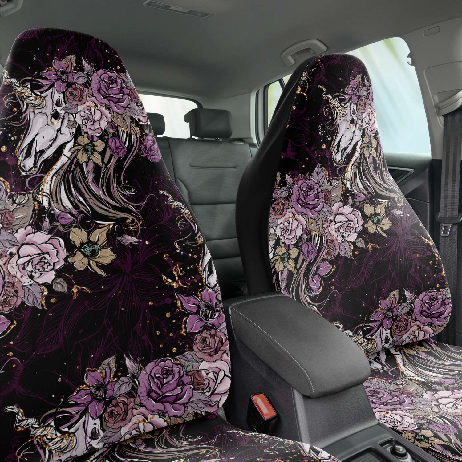 Unicorns Inner Beauty Car Seat Cover Set