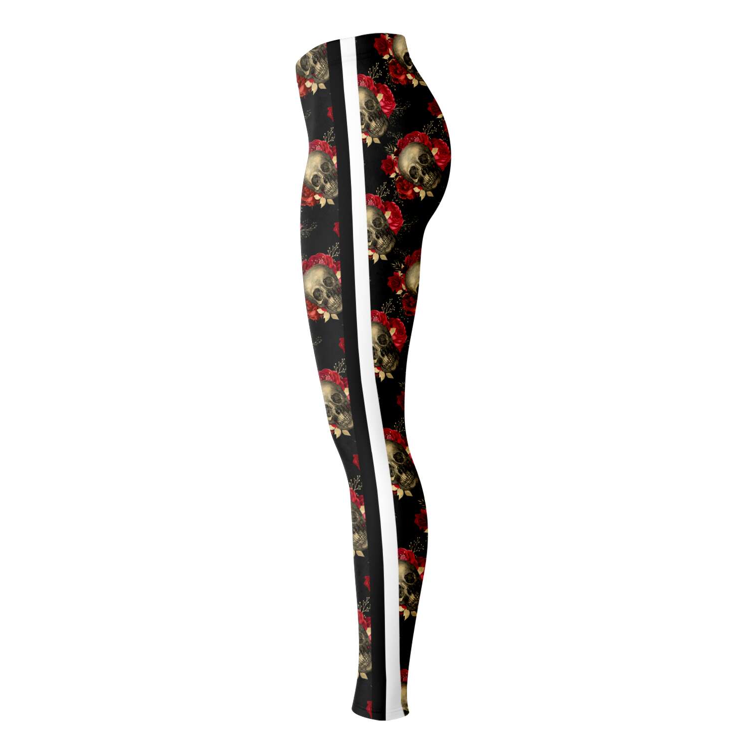 Red and Gold Grave Leggings
