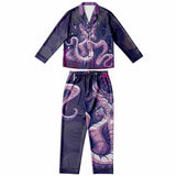 Psychic Kraken Women's Satin Pajamas Set
