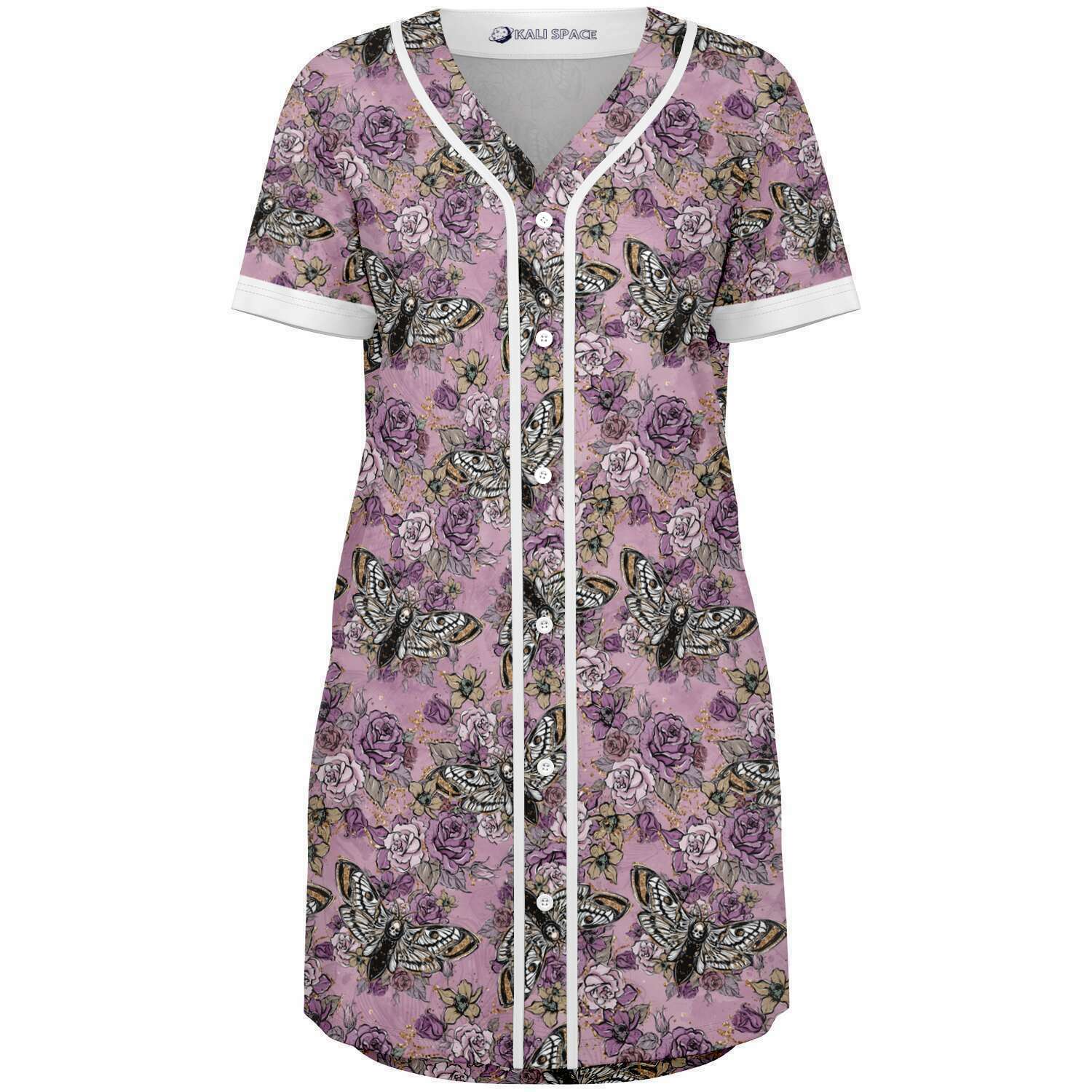 jersey ghost dress GHOST Santori Embroidery Trim Cotton Jersey Midi Dress