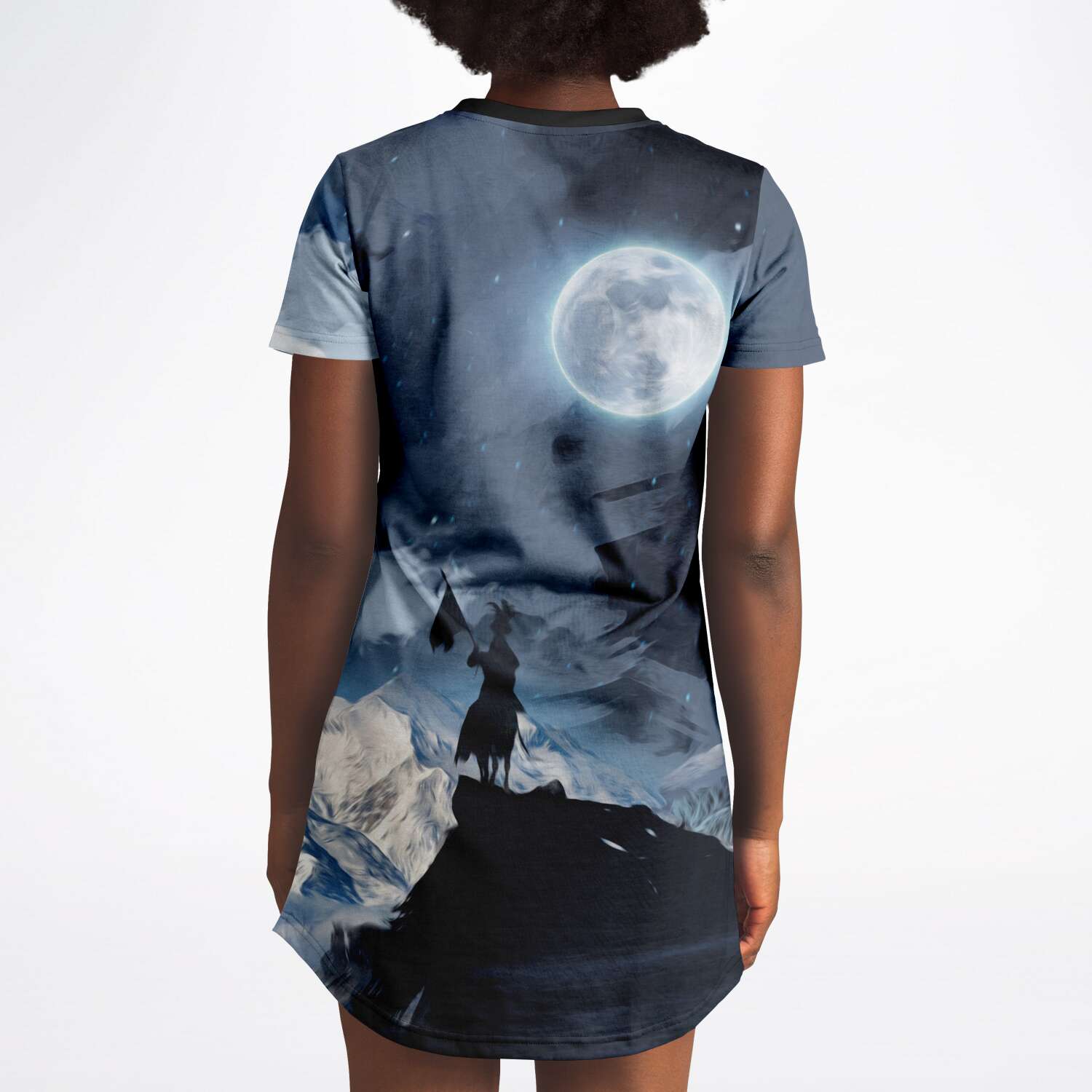 Blue Solitude T-Shirt Dress