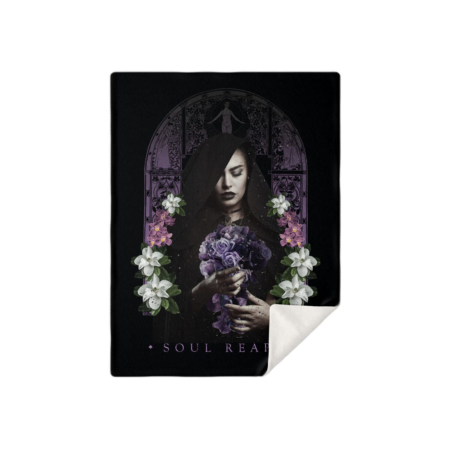 Dark Lady Soul Reaper Premium Microfleece Blanket