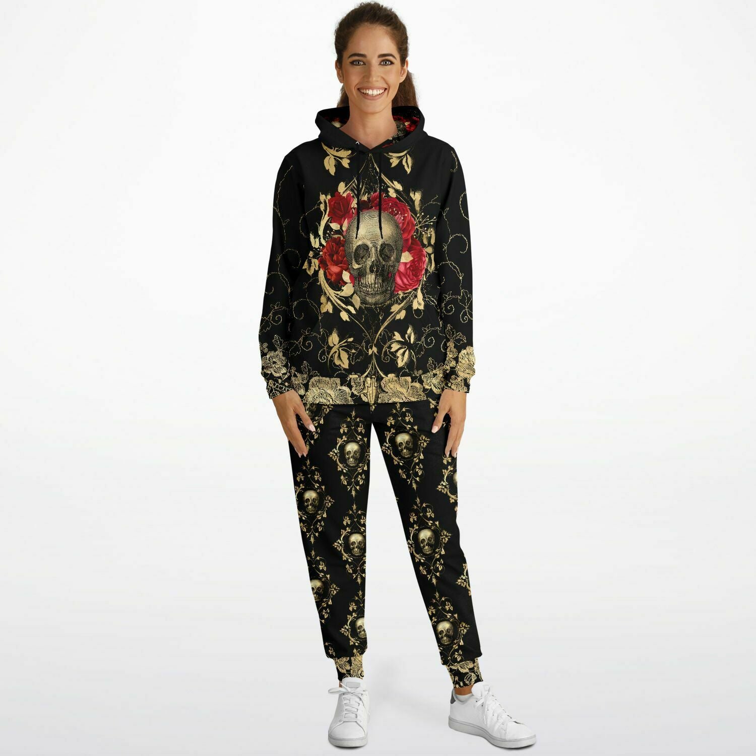 Ruby Gold Opulence Hoodie & Jogger Set