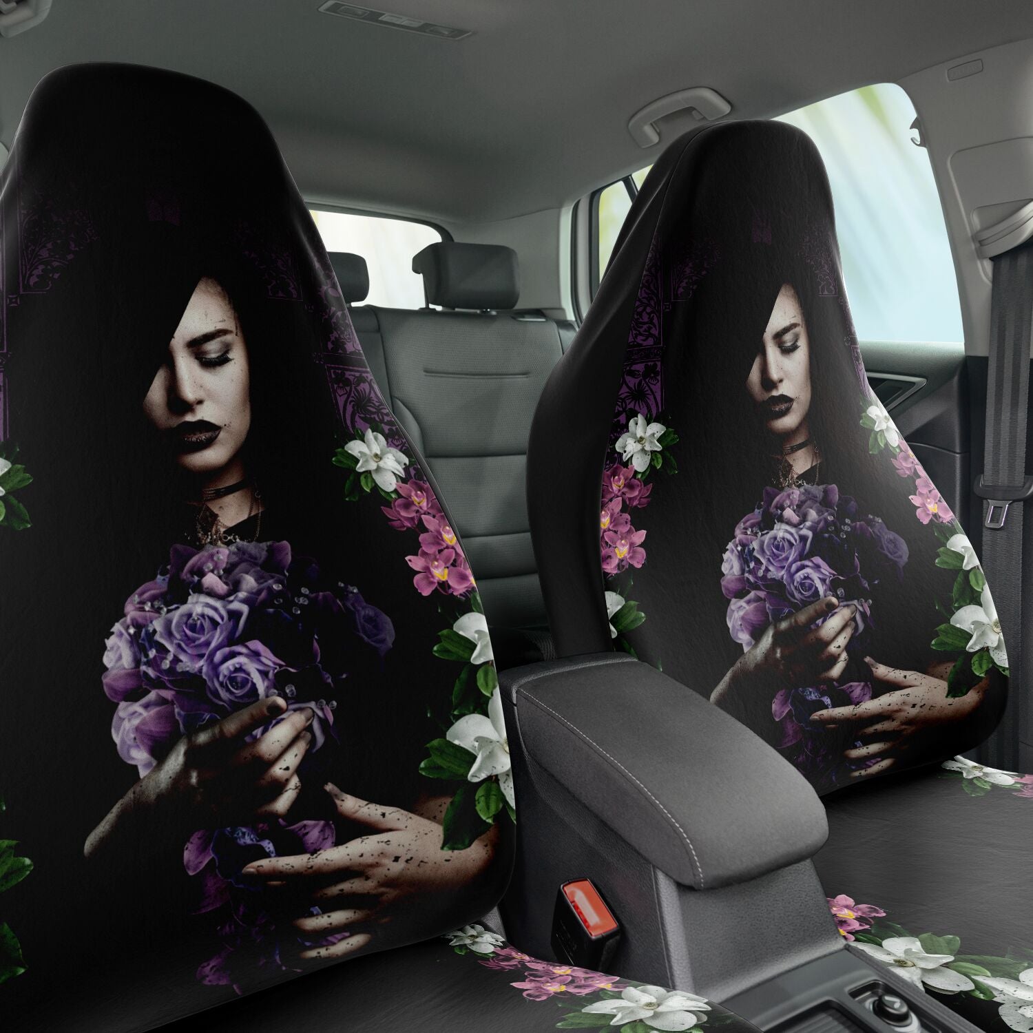 Dark Lady Soul Reaper Car Seat Cover Set