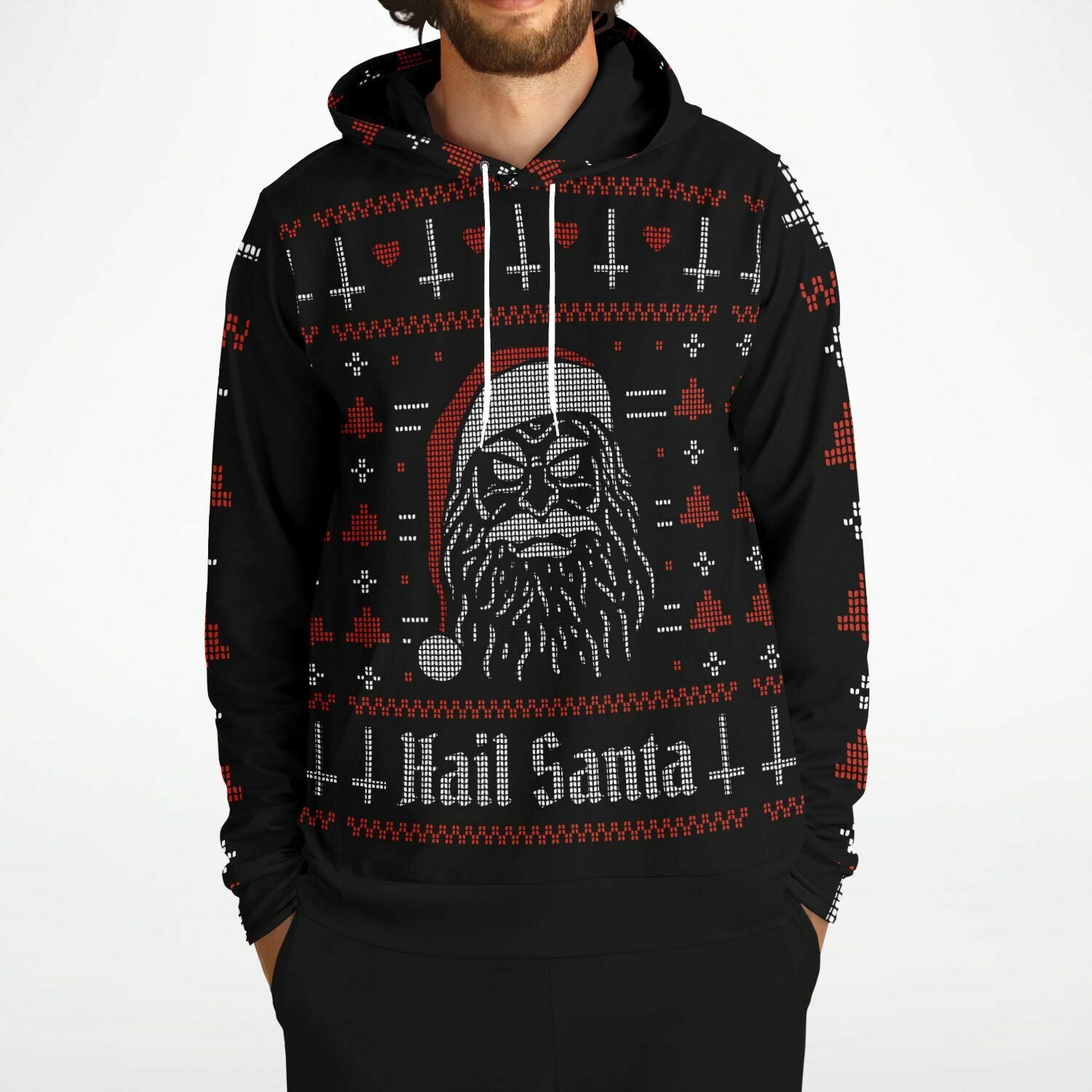 Hail Santa Fashion Hoodie